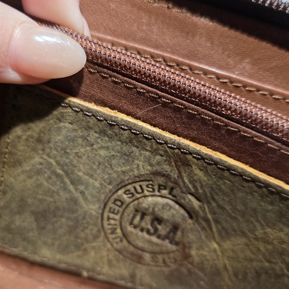 Myra Bag With Matching Wallet Boho Chic Brown and Cream Shoulder Bag Set - Picture 8 of 10